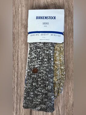 NWT Birkenstock Cotton Slub Men
